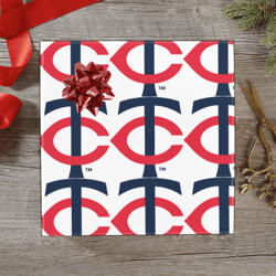 minnesota twins gift wrapping paper