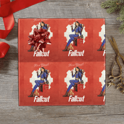 fallout nuka cola lucy gift wrapping paper