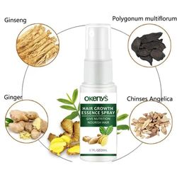 Ginger Hair Growth Products Fast Growing Hair Essential Oil Beauty Hair Care Prevent Hair Loss Oil Scalp Treatment