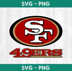 49ers Football Logo Svg, San Francisco 49ers Svg, NFL Logo Svg,NFL Champion Svg,Super Bowl 2024 Svg, 49ers Football