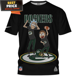 Green Bay Packers Rick and Morty Game Day TShirt, Cool Packers Gifts  Best Personalized Gift  Unique Gifts Idea