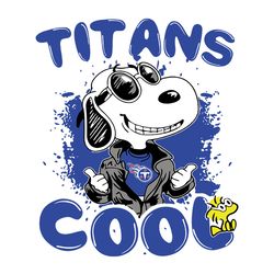 Titans Cool Snoopy And Woodstock Svg, Tennessee Titans Svg, NFL Svg, Sport Svg, Football Svg, Digital download
