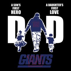 Dad New York Giants Svg, NFL Svg, Sport Svg, Football Svg, Digital download