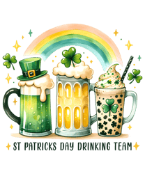 St. Patrick's Day Drinking Team PNG, St. Patrick's Day Drink Clipart PNG, Sublimation, Digital Download