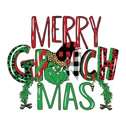 Merry Grinchmas Svg, Grinch Christmas Svg, Christmas tree Svg, Grinch santa Svg, The Grinch Svg, Digital Download