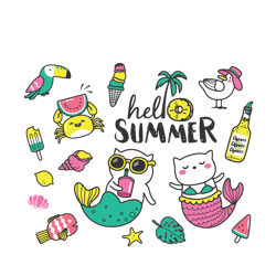 Hello Summer svg, Ice Cream svg, Summer saying, Summer svg, Summer Vibes svg, Popsicles svg, Digital download