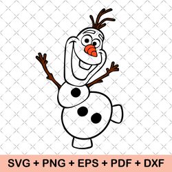 Olaf Svg Layered Item, Olaf Svg Bundle, Olaf Face Svg Clipart,Cricut, Snowman Clipart, Family Christmas Svg, Frozen Svg,