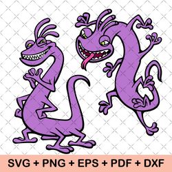 Monsters Svg, Randall boggs svg, Characters SVG, Monsters For Cricut, Monsters Head Svg, Sully Svg, Mike Svg, Boo Svg,