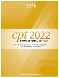 CPT Professional 2022 by American Medical Association (2021, Spiral)