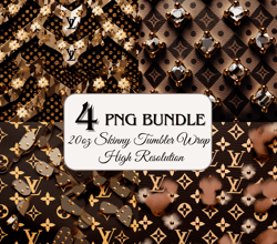 4 PNG Louis Vuitton Lv pattern artwork, lv tumblr, Fashion Gold Tumbler 20oz Tumbler Wrap Fashion Tumbler Png Bundle