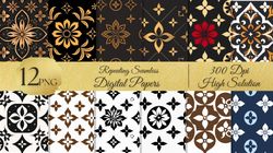 12png Louis Vuitton Seamless Background Pattern Pack Seamless Template