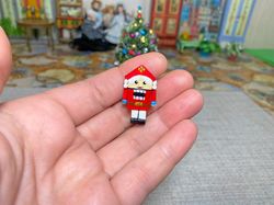 nutcracker. miniature toy for dolls. 1:12.dollhouse miniature.