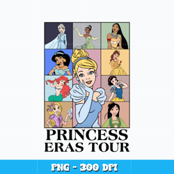 Princess Eras Tour cartoon Png, Disney cartoon Png, Cartoon png, Logo design Png, Digital file png, Instant download.