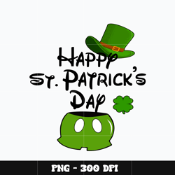 Mickey mouse happy st. patrick day Png, Mickey Png, Digital file png, cartoon Png, Disney Png, Instant download.
