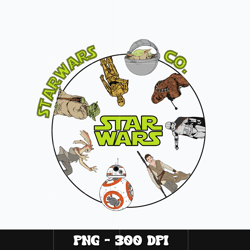 Star wars Co Png, Star wars Png, Digital file png, Disney Png, cartoon Png, Instant download.