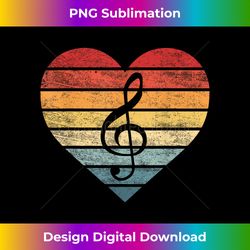 Music Teacher Gifts Retro Sunset Note Music School Musician - Vibrant Sublimation Digital Download - Enhance Your Art with a Dash of Spice