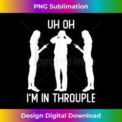 Polyamory Throuple Relationship Poly Pride Funny Polyamorous - Luxe Sublimation PNG Download - Craft with Boldness and Assurance