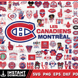 Montreal Canadiens Team Bundles Svg, Montreal Canadiens Svg, NHL Svg, NHL Svg, Png, Dxf, Eps, Instant Download