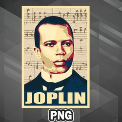 African PNG Scott Joplin PNG For Sublimation Print Transparent For Cricut