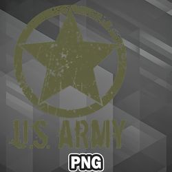 Army PNG Vintage US Army Mark PNG For Sublimation Print Unique For Decor