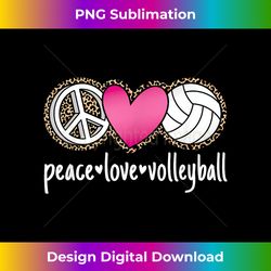 peace love volleyball leopard print girls volleyball - futuristic png sublimation file - crafted for sublimation excellence