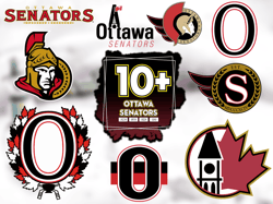 10 Files Ottawa Senators Svg Bundle, Ottawa Senators NHL Logo Svg