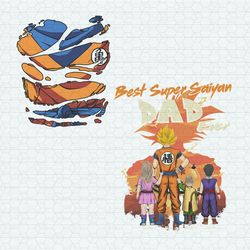 Custom Super Saiyan Dad Ever Dragon Ball PNG