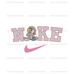 Nike Lola Embroidery Design File, Bugs Bunny and Lola Anime Embroidery Design Png