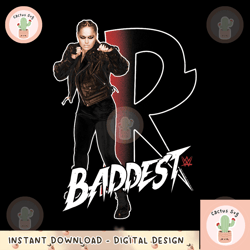 WWE Baddest Ronda Rousey Full Body Photo Real Portrait png, digital download, instant