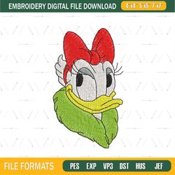 Lady Daisy Duck Embroidery