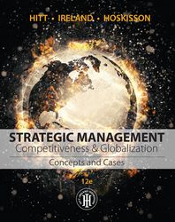 TestBank Strategic Management Concepts and Cases Competitiveness and Globalization 12th Edition Hitt