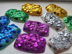 5 pcs ASMR Colourful Soap Box Foam or Starch Soap boxes with Glitter