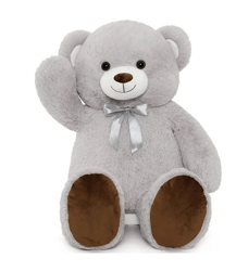 41 Giant Teddy Bear Stuffed Animal Big Teddy Bear Plush Toy , Gray