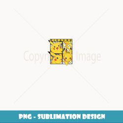 Pokemon Pikachu Action Poses - Vintage Sublimation PNG Download