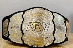 New Handmade AEW All Elite Wrestling Belt World Championship Title Replica Belt Adult Size 2MM