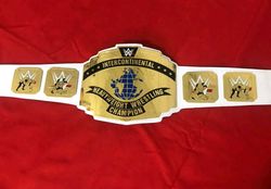 New Handmade White Belt Intercontinental Heavyweight Championship Title Replica Belt Adult Size 2MM