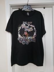 She Got Mad Hustle And A Dope Soul Graphic T-Shirt Black