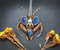 Mantis pendant - insect jewelry-  labradorite necklace.JPG