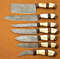 Steel Knife, Handmade Knife, Hunting Knife, Handmade Handforged Chef Knife Set Damascus Steel Kitchen Knives Set 7 Pcs,.jpg