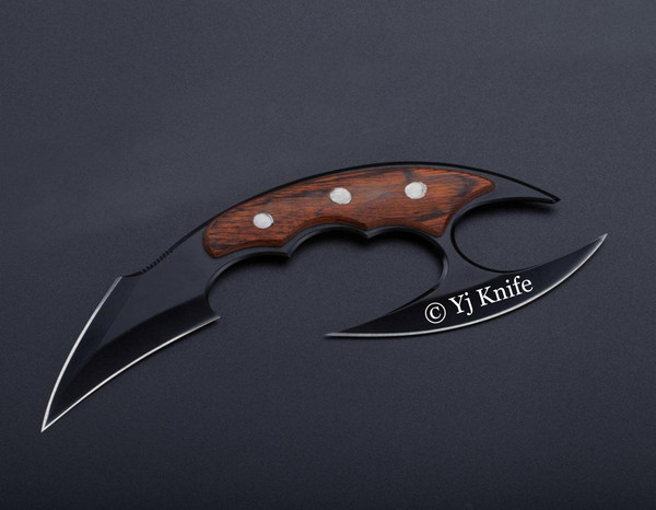 handmade Damascus karambit knife (3).JPG