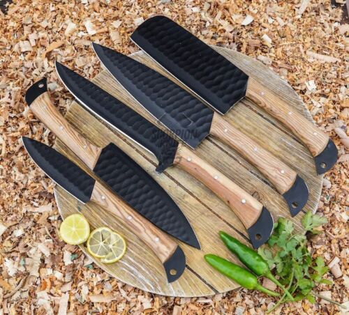Kitchen Knives Set, HandForged Knife, Hunting Knife, Damascus knife, Survival Knife, Handmade Knife, Handmade Knives 6.jpg