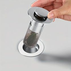 Stainless Steel Floor Drain Filter (Isolate odor and prevent cockroaches)
