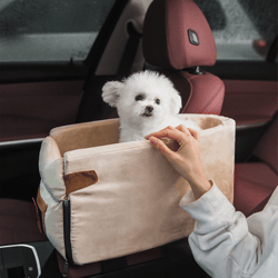 Snuggly-Safe Dog Car Seat