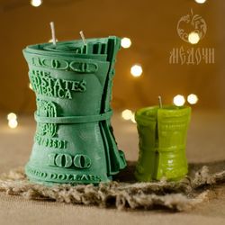 Dollars XL size , mold of money, money candles, silicone mold for candles, soap mold, resin mold.