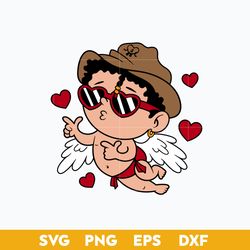 Benito Chibi Cupid SVG, Baby Benito Valentine SVG, Valentine Day SVG, PNG DXF EPS File