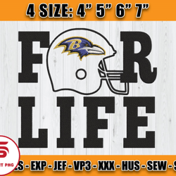Ravens Embroidery, NFL Ravens Embroidery, NFL Machine Embroidery Digital, 4 sizes Machine Emb Files - 08-Specht