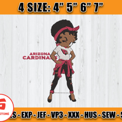 Cardinals Embroidery, Betty Boop Embroidery, NFL Machine Embroidery Digital, 4 sizes Machine Emb Files -17 - Goldstone