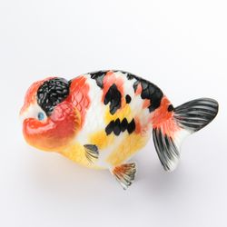 12 CM - Ranchu Goldfish Figure - Opal Collection - Resin Figure - Collectibles & Decor