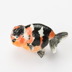 20 CM - Ranchu Goldfish Figure - Opal Collection - Resin Figure - Collectibles & Decor