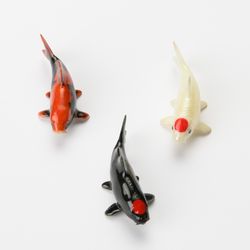 6 CM - Koi Fish Figure - Ruby Collection - Resin Figure - Collectibles & Decor